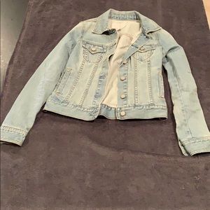 light wash denim jacket
